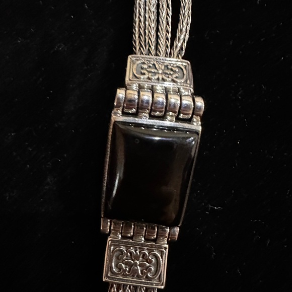 Opulenza Silver and Black Bracelet - Picture 4 of 5